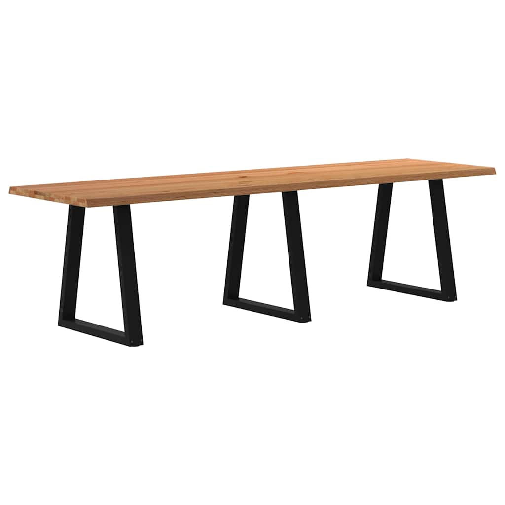 Grande Table à Manger Industrielle en Bois et Métal Noir-80 cm-280 cm-1-La-Fabrique-Industrielle