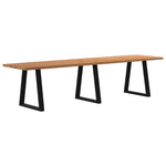 Grande Table à Manger Industrielle en Bois et Métal Noir-80 cm-320 cm-1-La-Fabrique-Industrielle