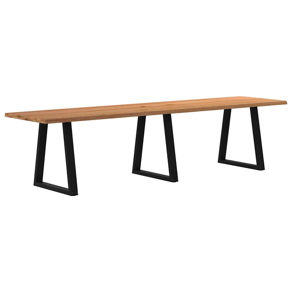 Grande Table à Manger Industrielle en Bois et Métal Noir-80 cm-320 cm-1-La-Fabrique-Industrielle