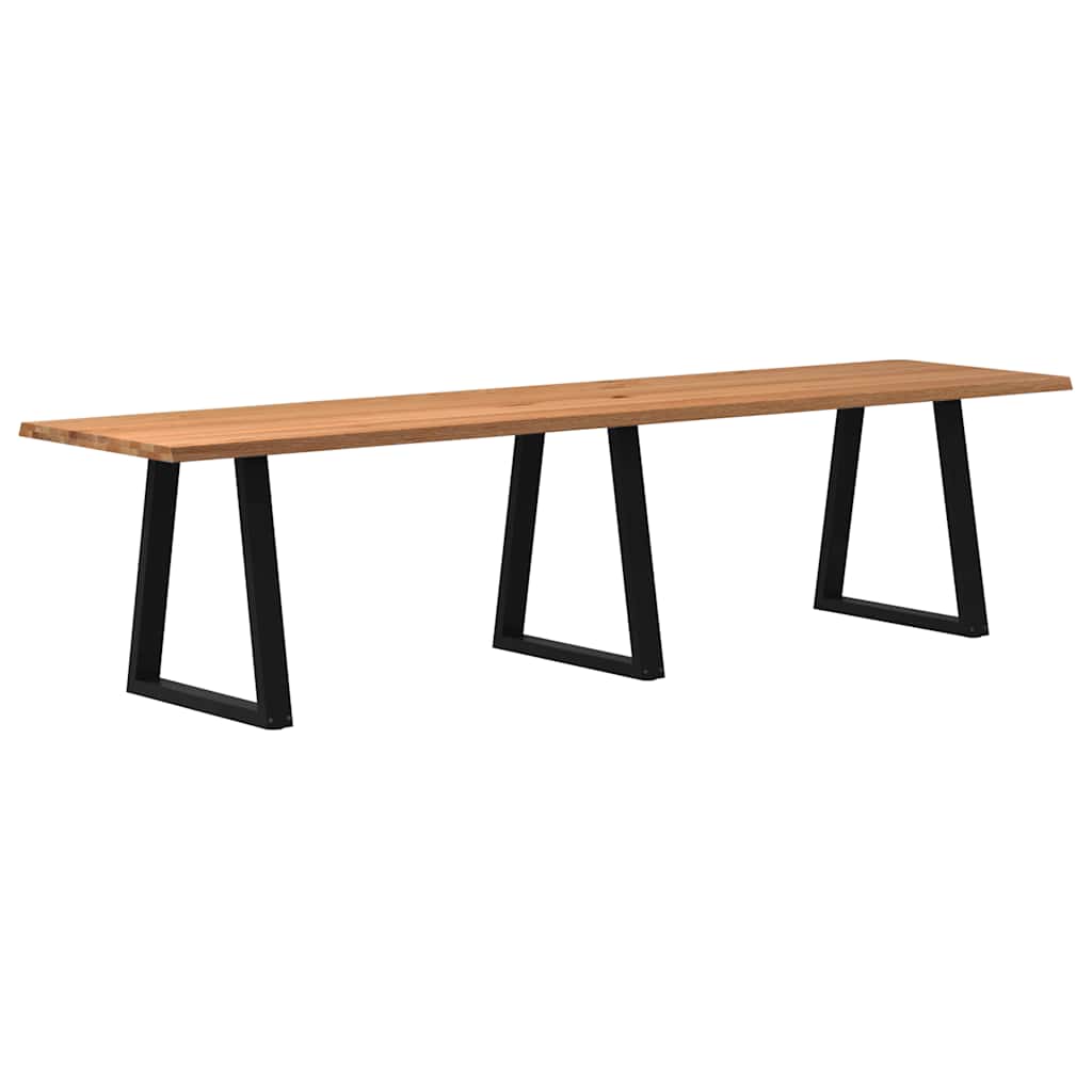 Grande Table à Manger Industrielle en Bois et Métal Noir-La-Fabrique-Industrielle