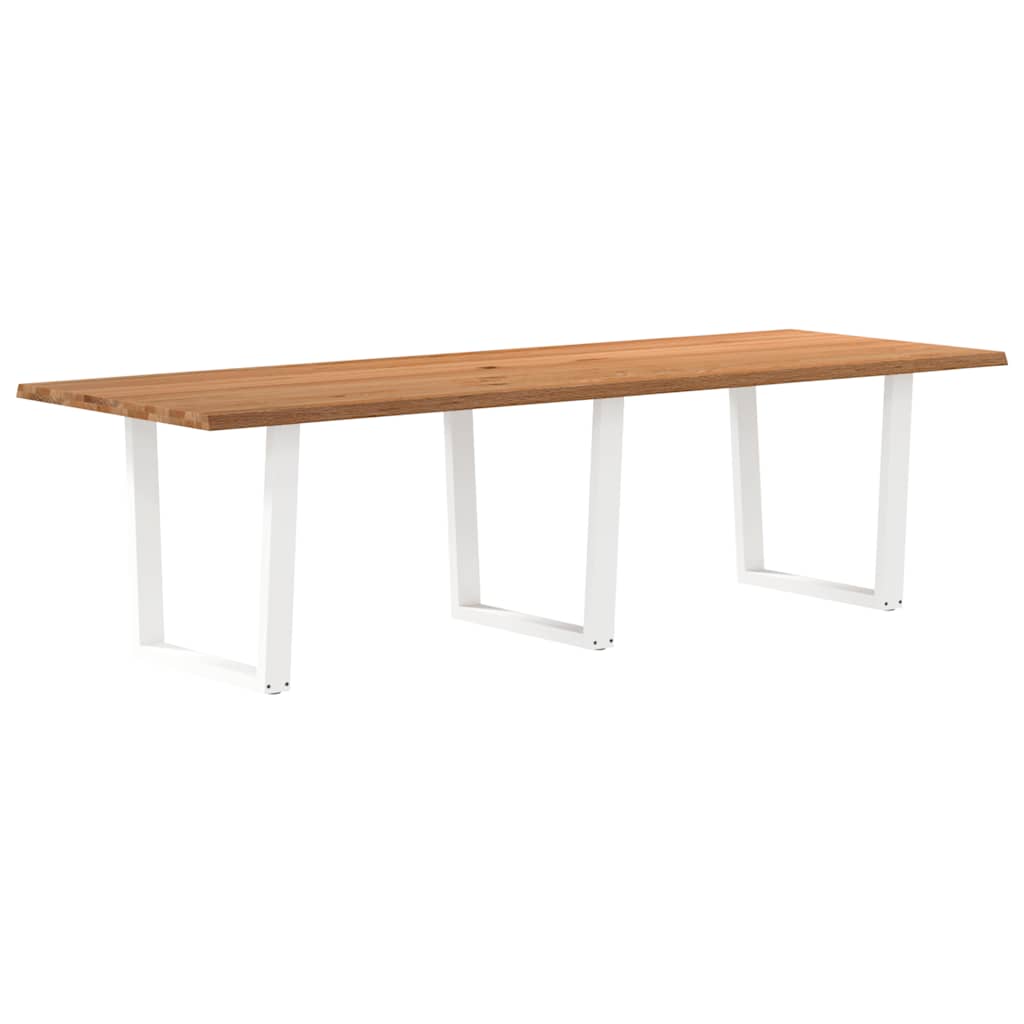 Grande Table en Bois Clair au Design Naturel-100 cm-280 cm-1-La-Fabrique-Industrielle