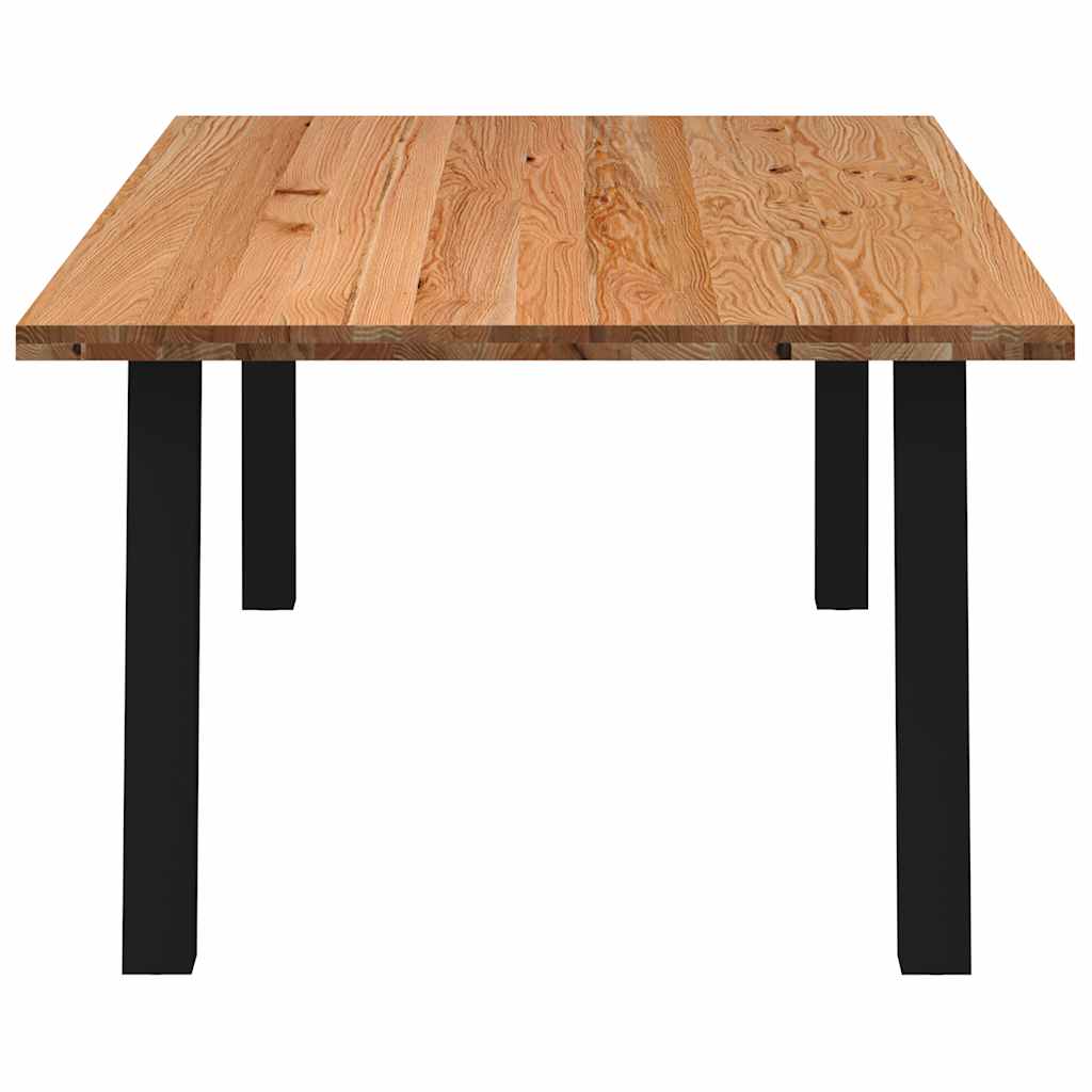 Grande Table en Bois Massif et Chêne Naturel-La-Fabrique-Industrielle
