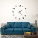 Grosse Horloge Industrielle 3D en Argent Brillant-Argent-La-Fabrique-Industrielle