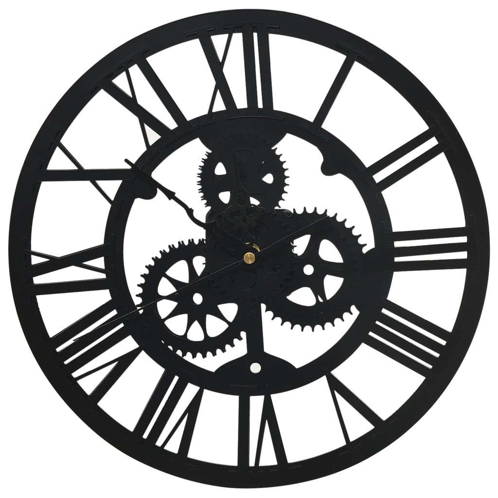 Horloge Murale Industrielle avec Engrenages-La-Fabrique-Industrielle