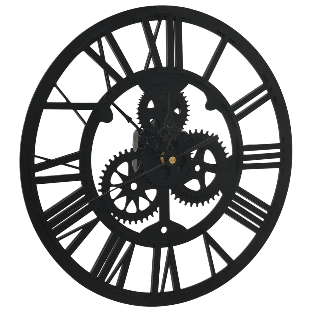 Horloge Murale Industrielle avec Engrenages-La-Fabrique-Industrielle