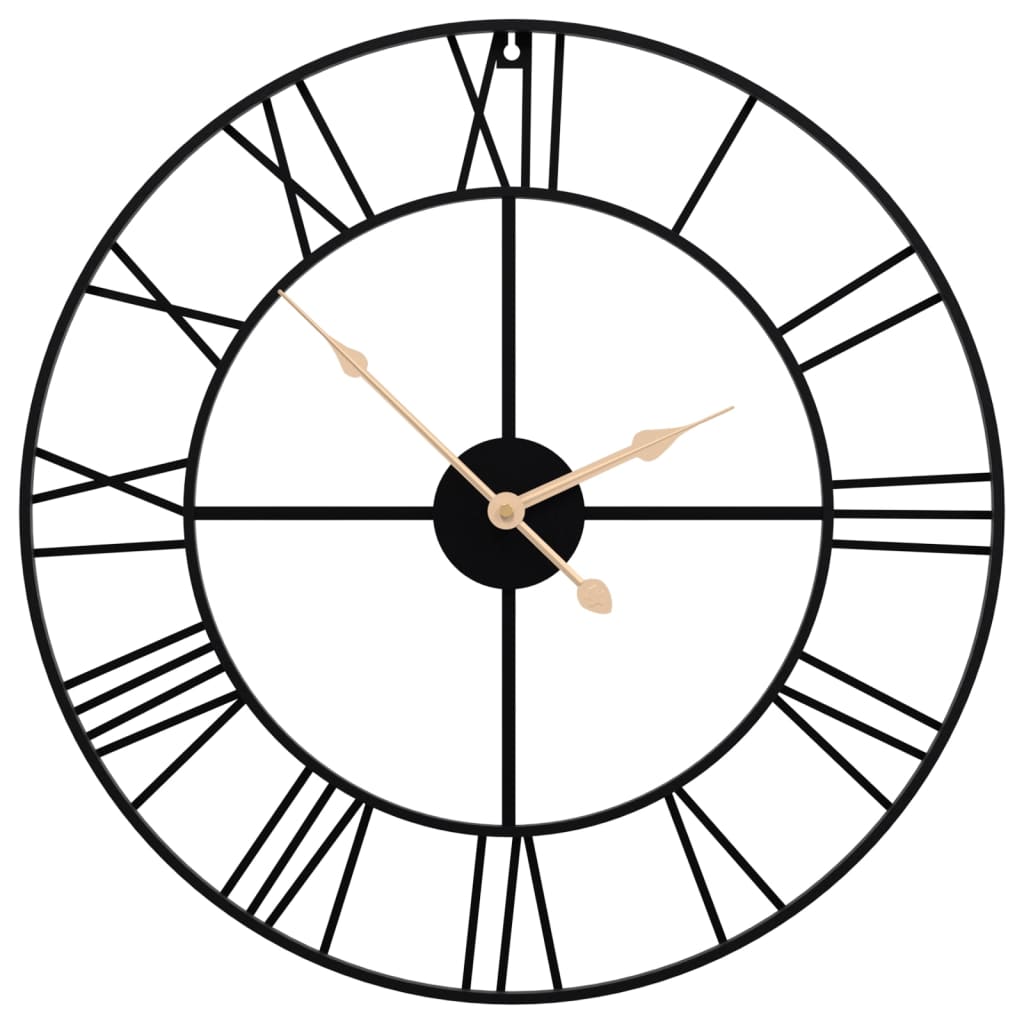 Horloge Murale Noire en Métal Indus-La-Fabrique-Industrielle