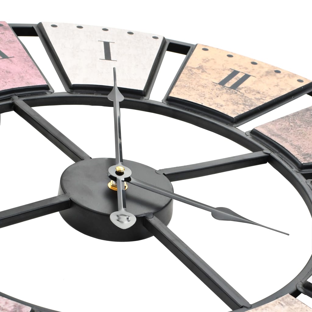 Horloge Murale Vintage en Métal Industriel-La-Fabrique-Industrielle