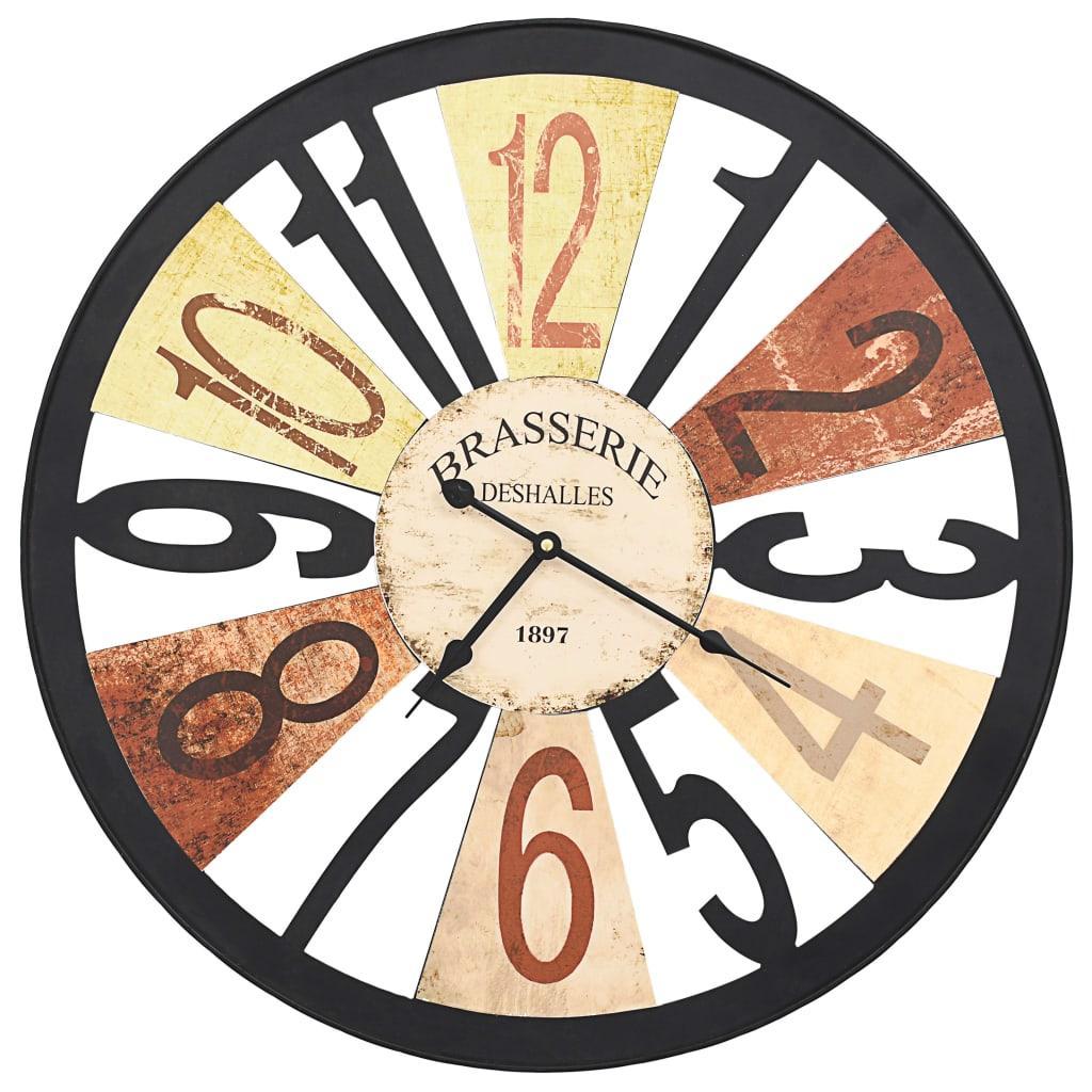 Horloge Murale en Métal Style Industriel-La-Fabrique-Industrielle