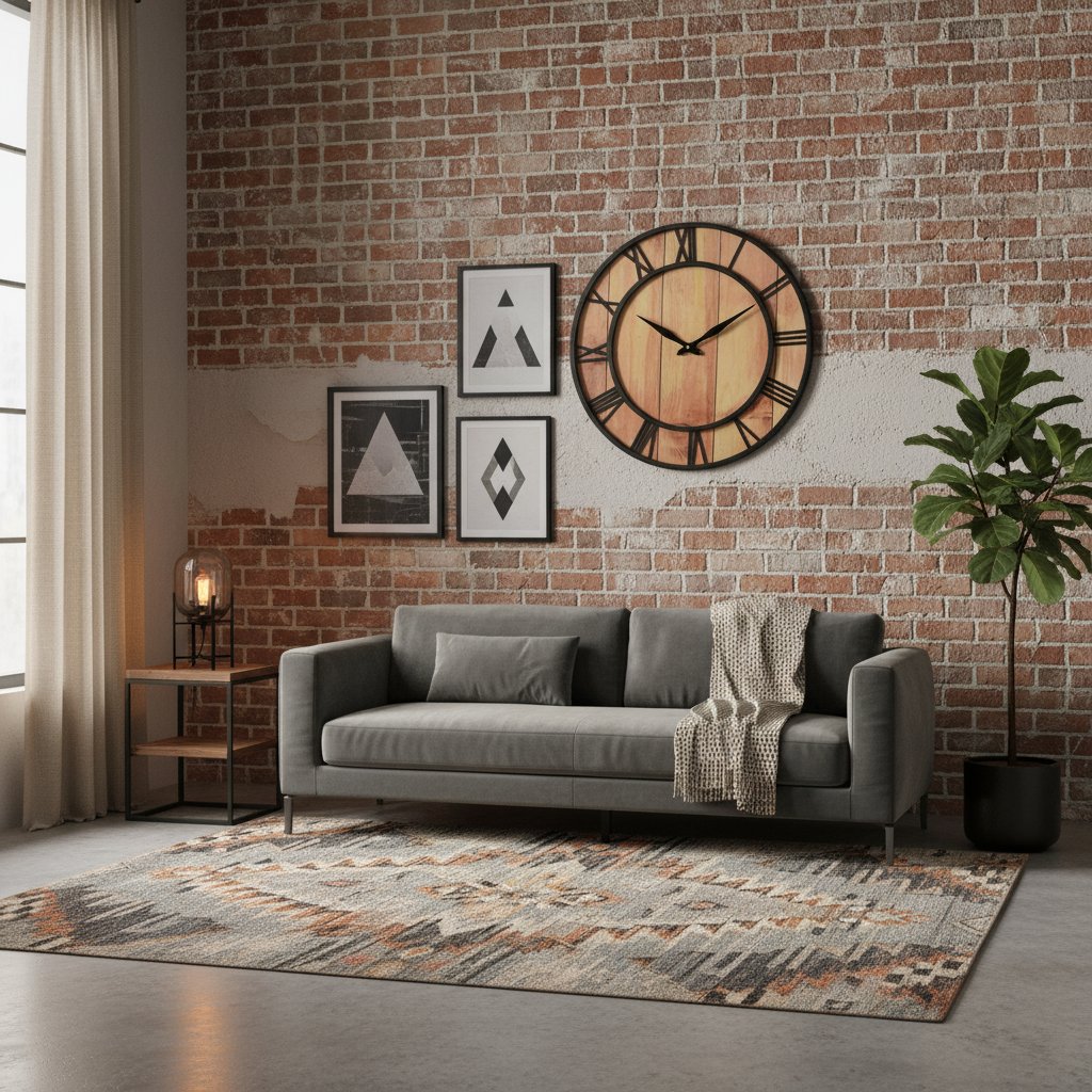 Horloge Industrielle Murale