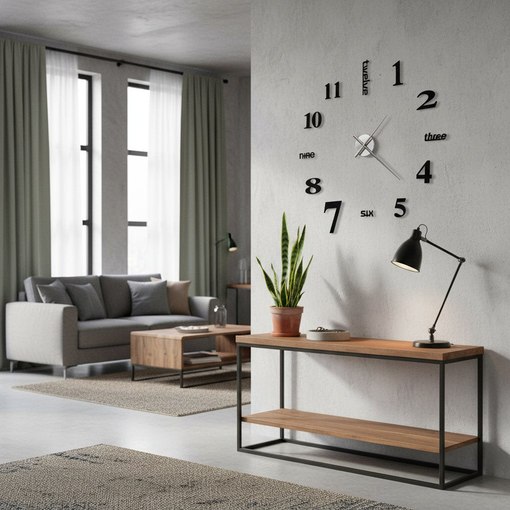 Horloge Industrielle Murale XXL 100 cm