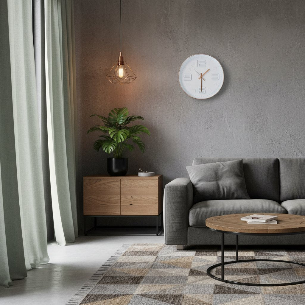 Horloge Murale Design Industriel