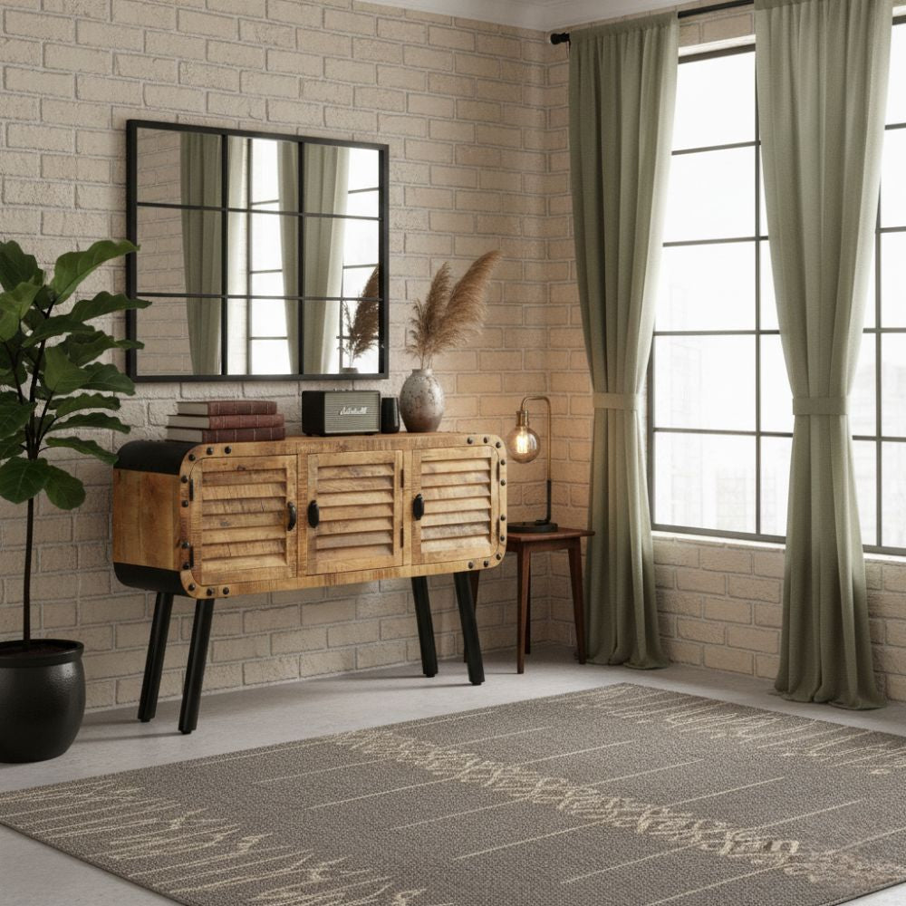 Buffet Authentique en Bois de Manguier