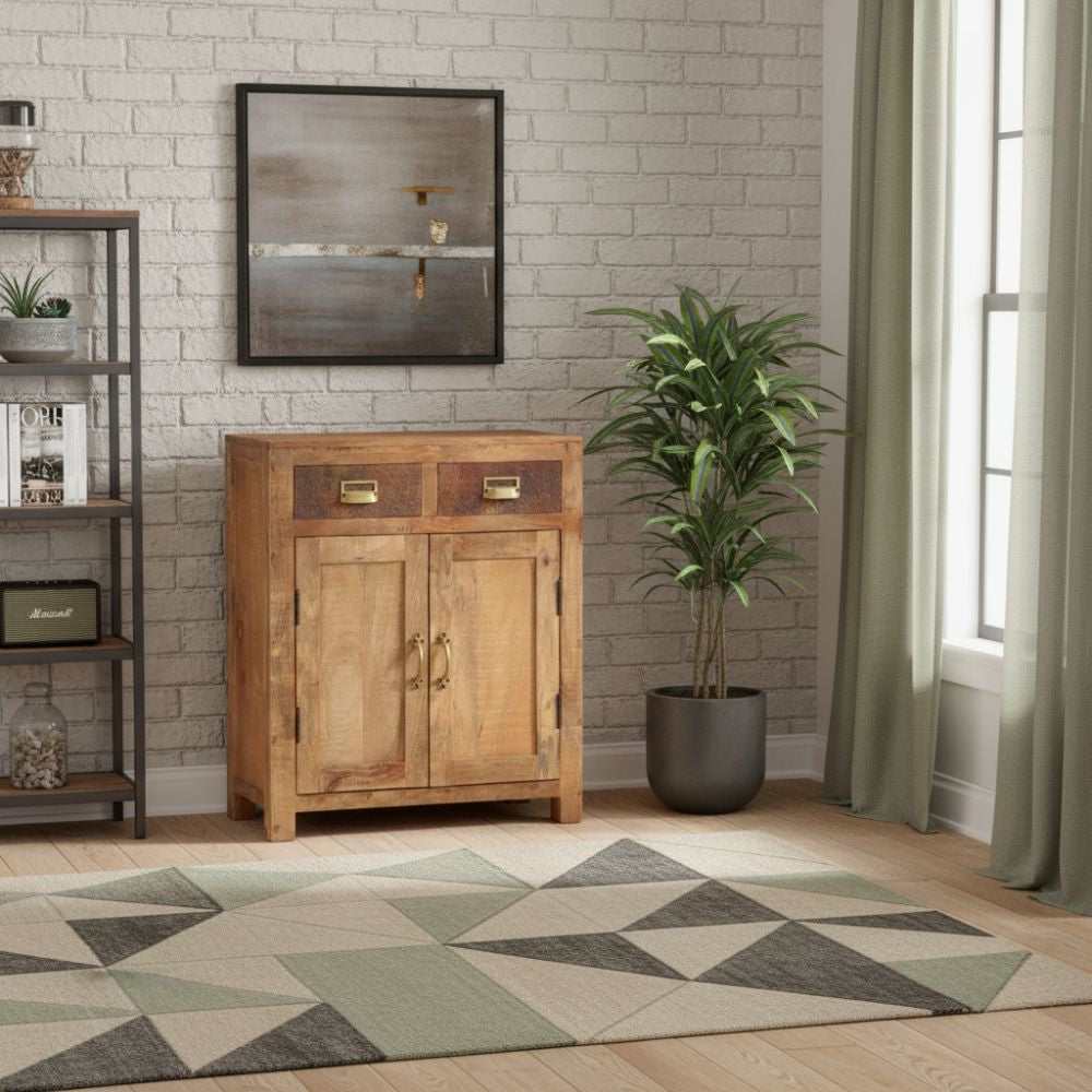 Buffet Indus en Bois de Manguier avec 2 Portes