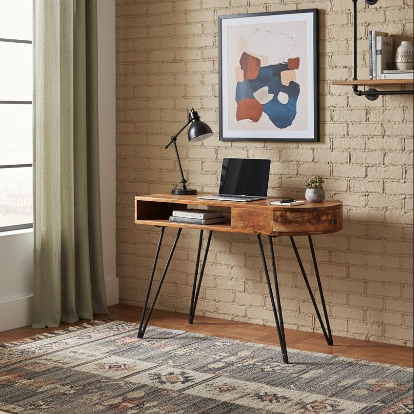 Bureau Industriel en Bois de Récupération