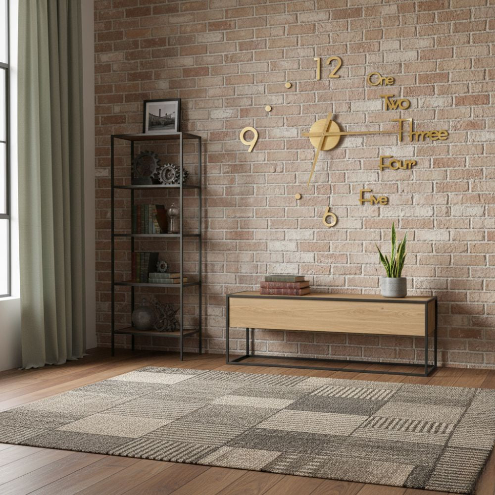 Grande Horloge Murale Industrielle 100 cm