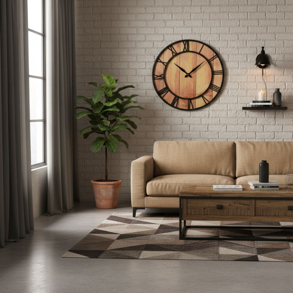 Horloge Industrielle Murale