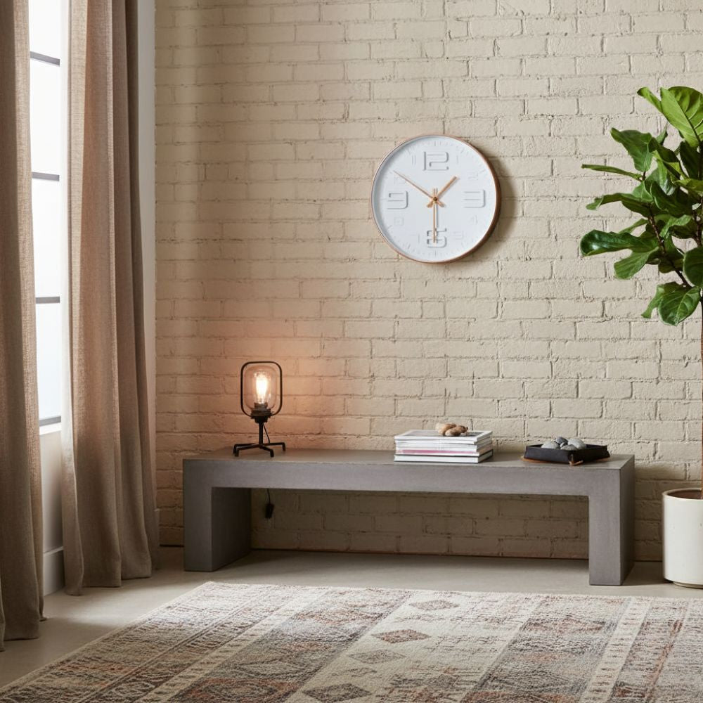 Horloge Murale Design Industriel