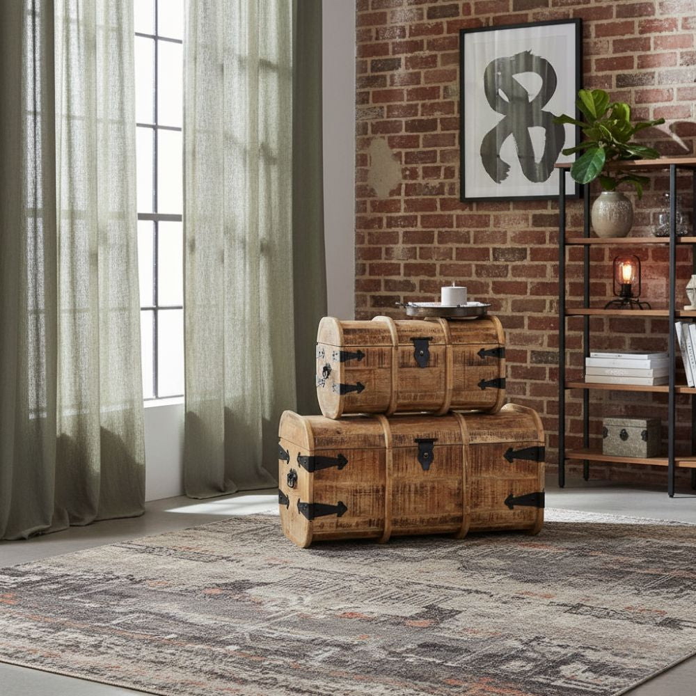 Coffres en Bois Style Industriel