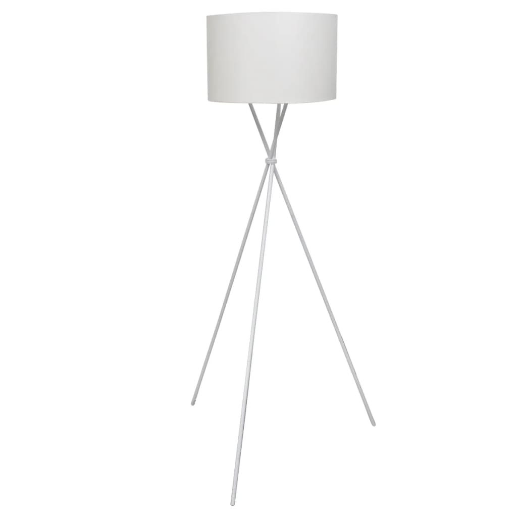 Lampadaire Industriel avec Trépied Robuste-Blanc-1-La-Fabrique-Industrielle