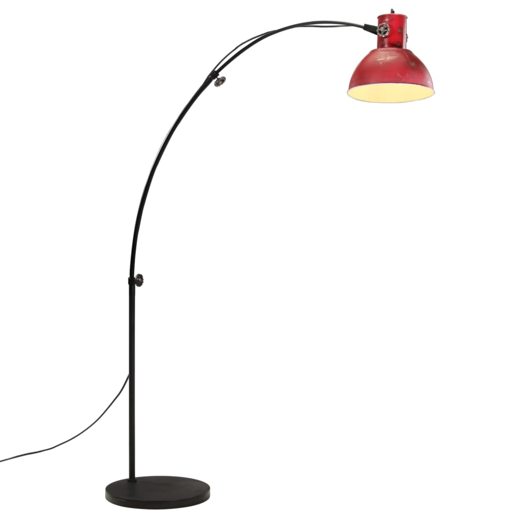 Lampadaire Industriel en Acier Arc-Rouge-1-La-Fabrique-Industrielle