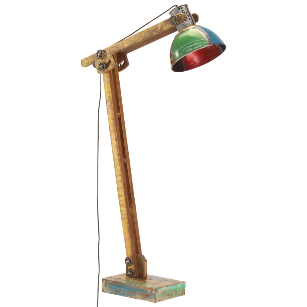 Lampadaire Industriel en Bois Fait Maison-Multicolore-1-La-Fabrique-Industrielle
