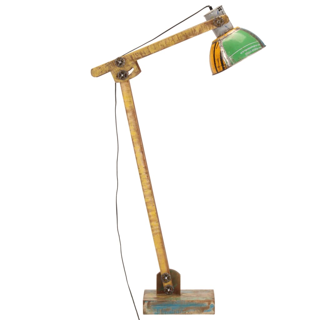 Lampadaire Industriel en Bois Fait Maison-La-Fabrique-Industrielle