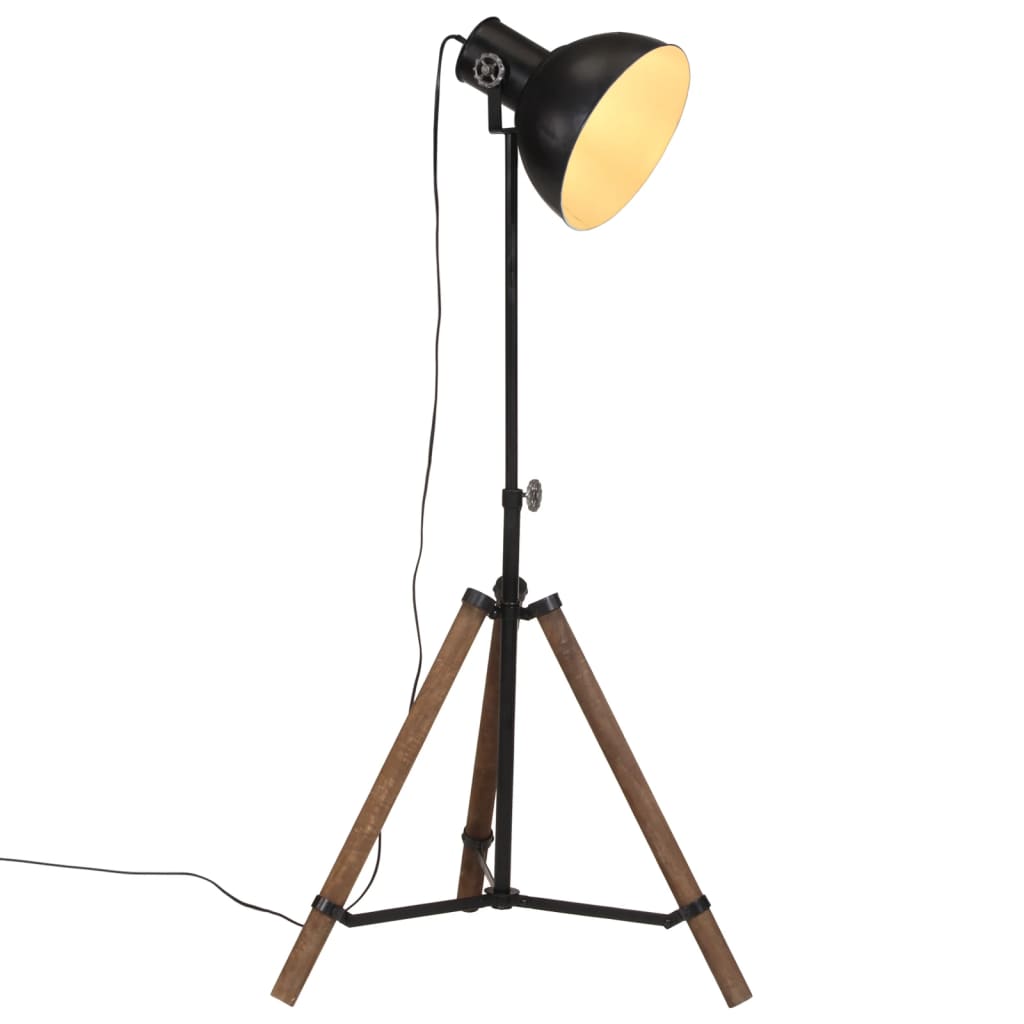 Lampadaire Industriel en Bois et Métal Noir-Noir-1-La-Fabrique-Industrielle
