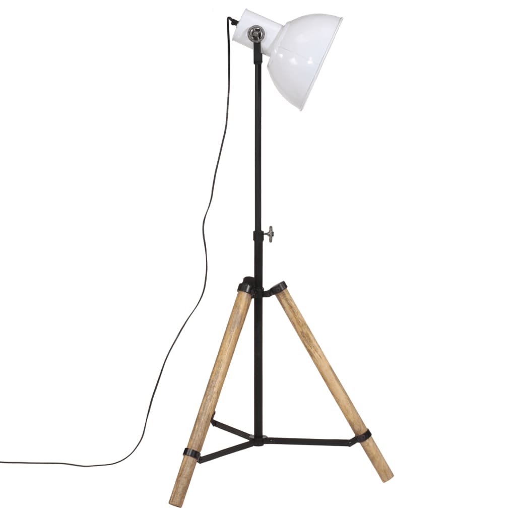 Lampadaire Industriel en Bois et Métal Noir-La-Fabrique-Industrielle