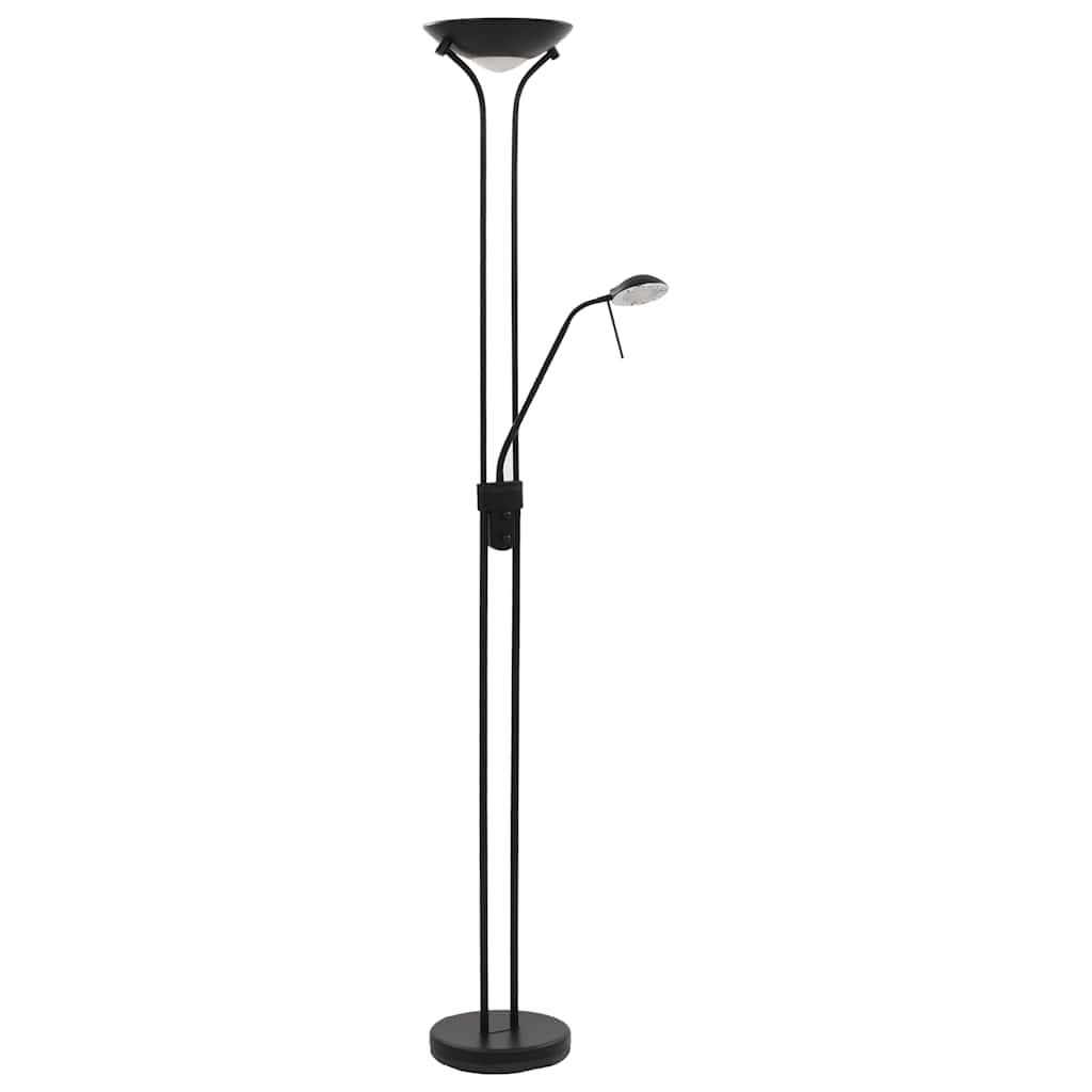 Lampadaire en Acier Noir au Style Industriel LED-La-Fabrique-Industrielle
