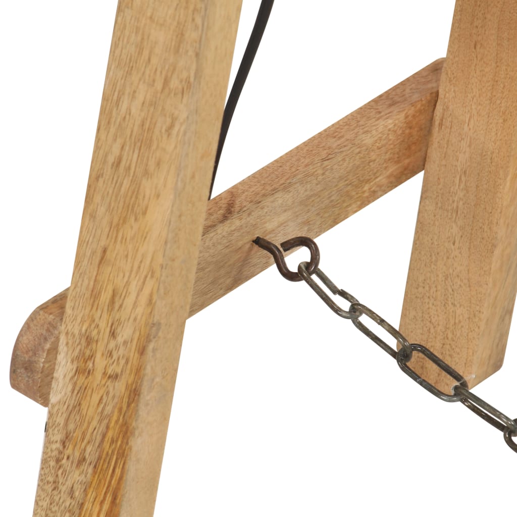 Lampadaire en Bois de Manguier Naturel-La-Fabrique-Industrielle