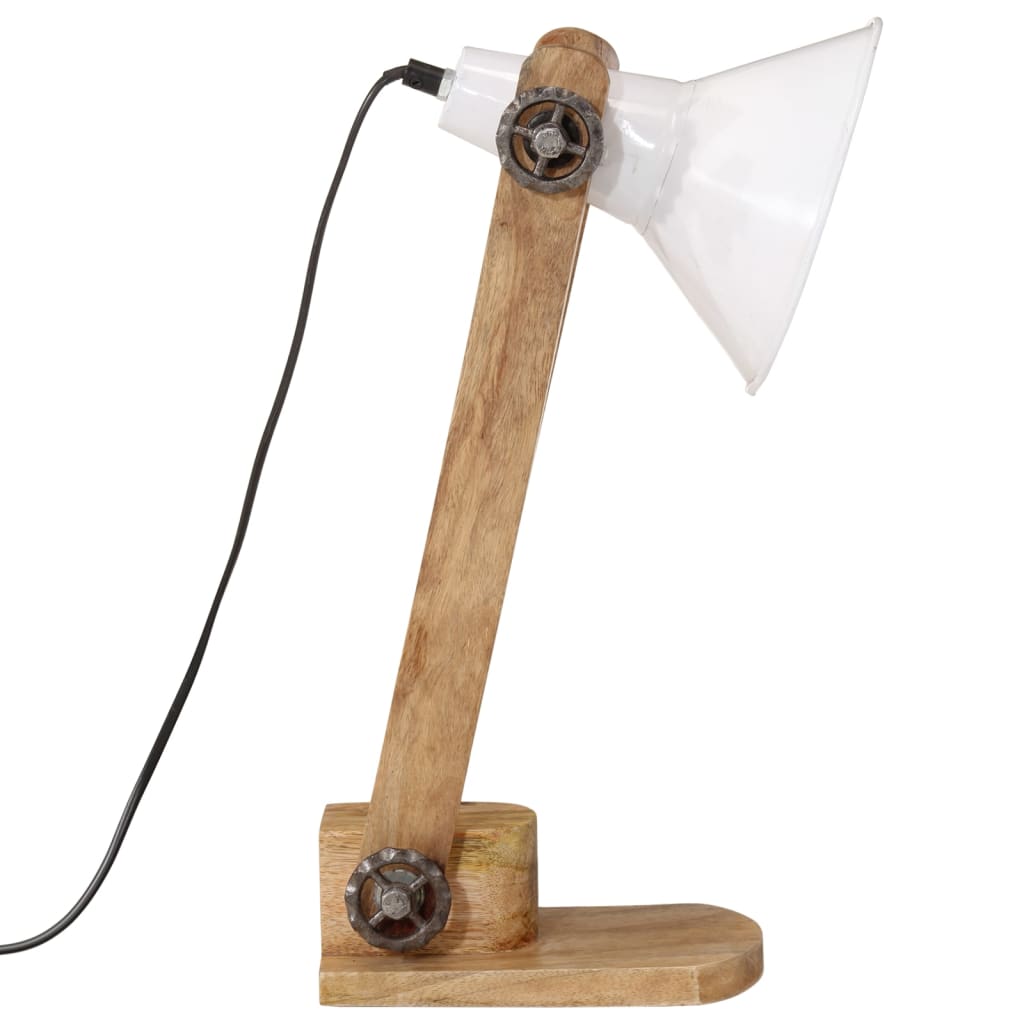 Lampe Industrielle Vintage en Bois et Fer-La-Fabrique-Industrielle