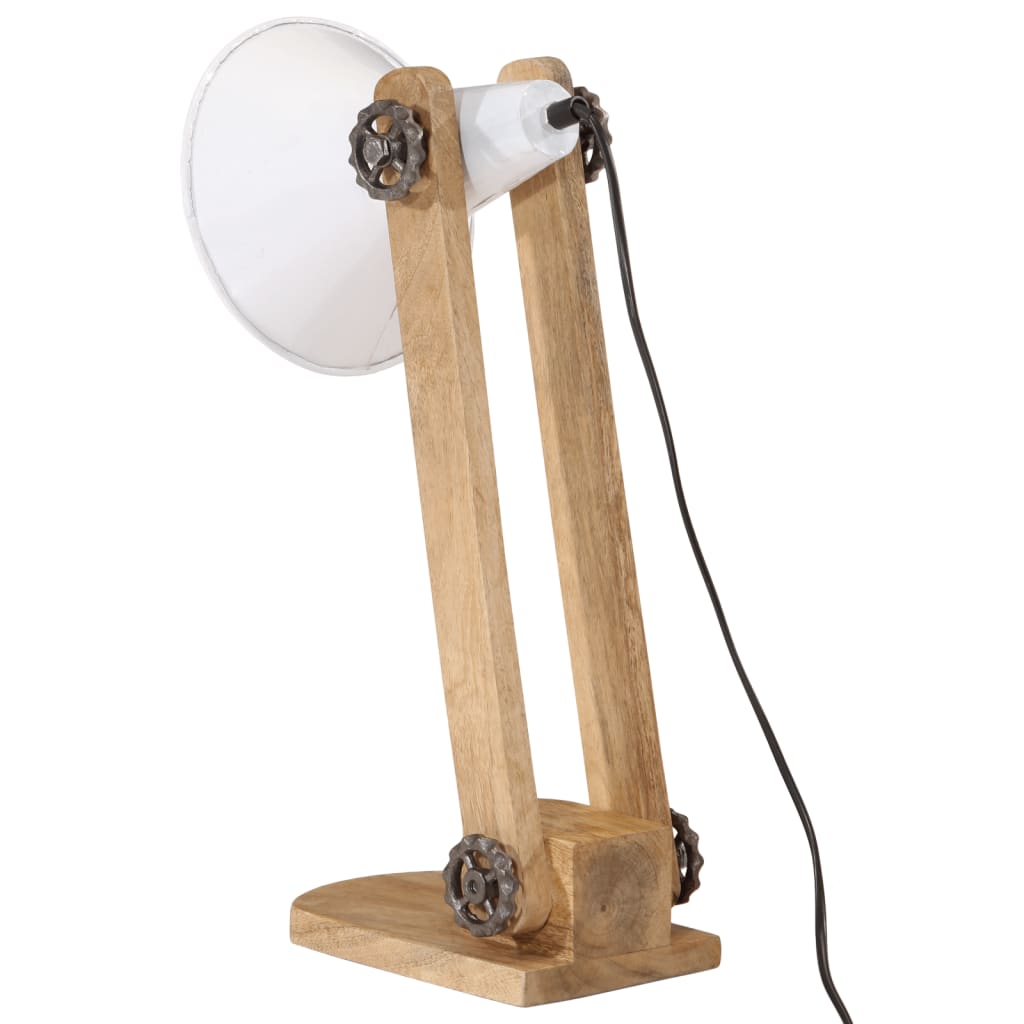 Lampe Industrielle Vintage en Bois et Fer-La-Fabrique-Industrielle