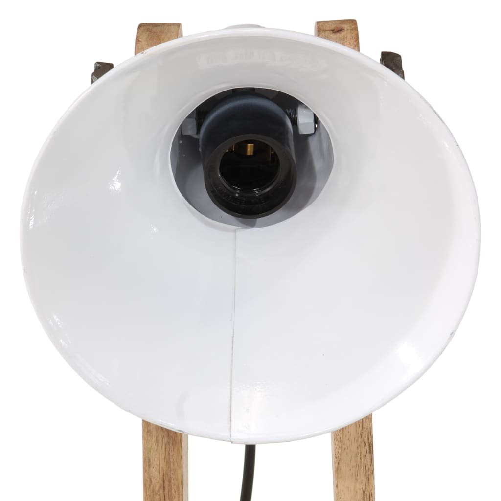 Lampe Industrielle Vintage en Bois et Fer-La-Fabrique-Industrielle
