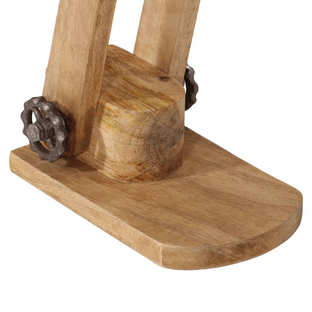 Lampe Industrielle Vintage en Bois et Fer-La-Fabrique-Industrielle