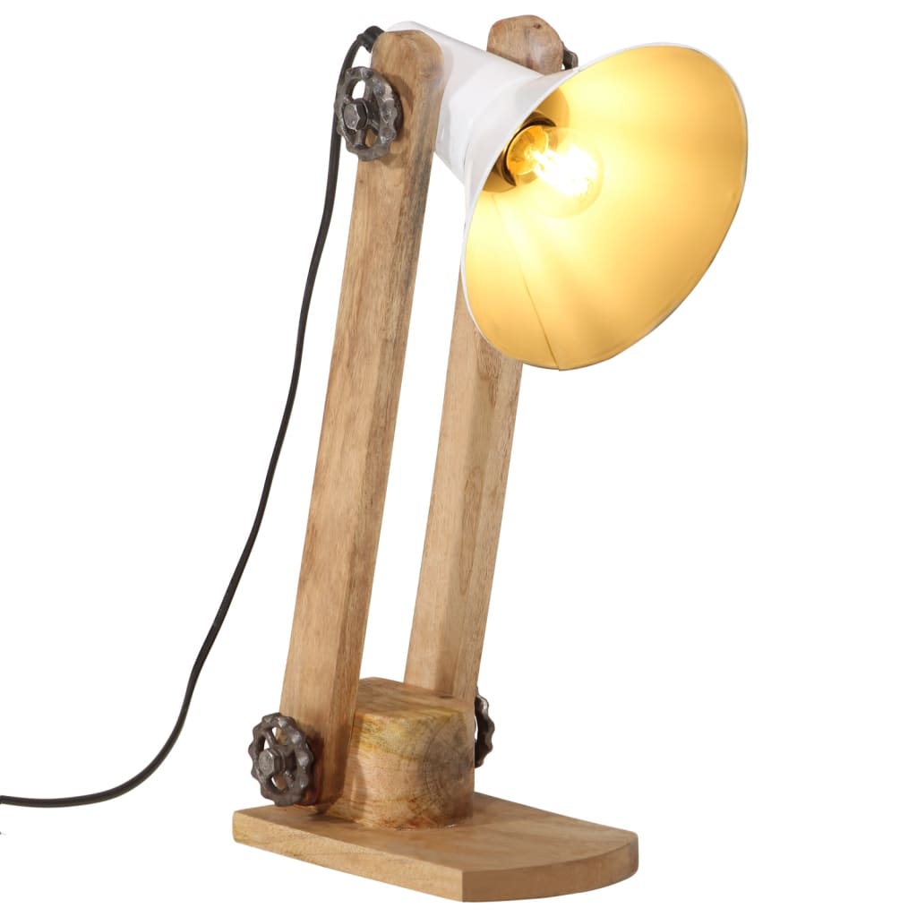 Lampe Industrielle Vintage en Bois et Fer-La-Fabrique-Industrielle
