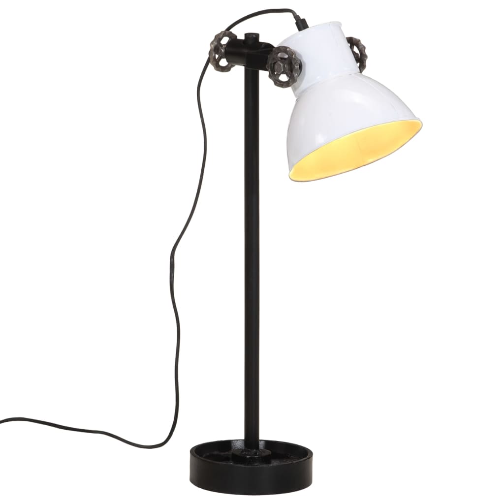 Lampe Industrielle de Bureau-Blanc-1-La-Fabrique-Industrielle