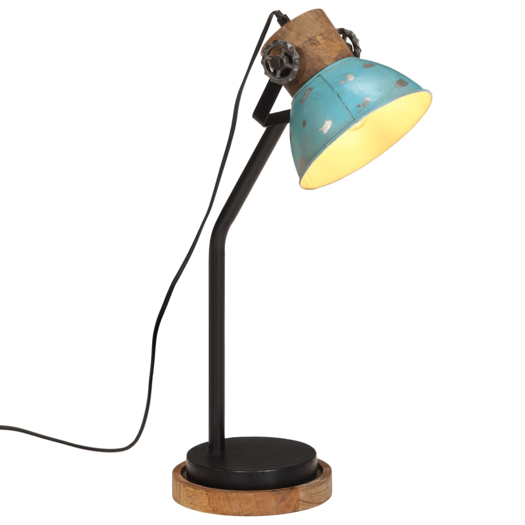 Lampe de Bureau Style Industriel Vintage-Bleu-1-La-Fabrique-Industrielle