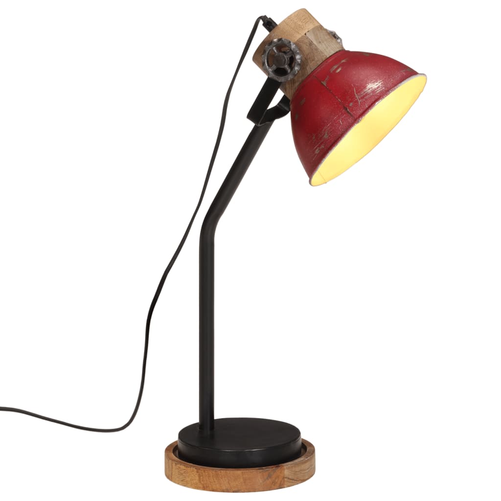 Lampe de Bureau Style Industriel Vintage-Rouge-1-La-Fabrique-Industrielle