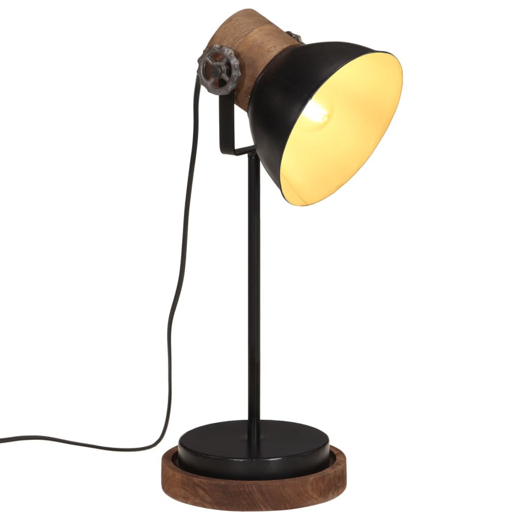 Lampe en Métal et Bois au Style Indus-Noir-1-La-Fabrique-Industrielle