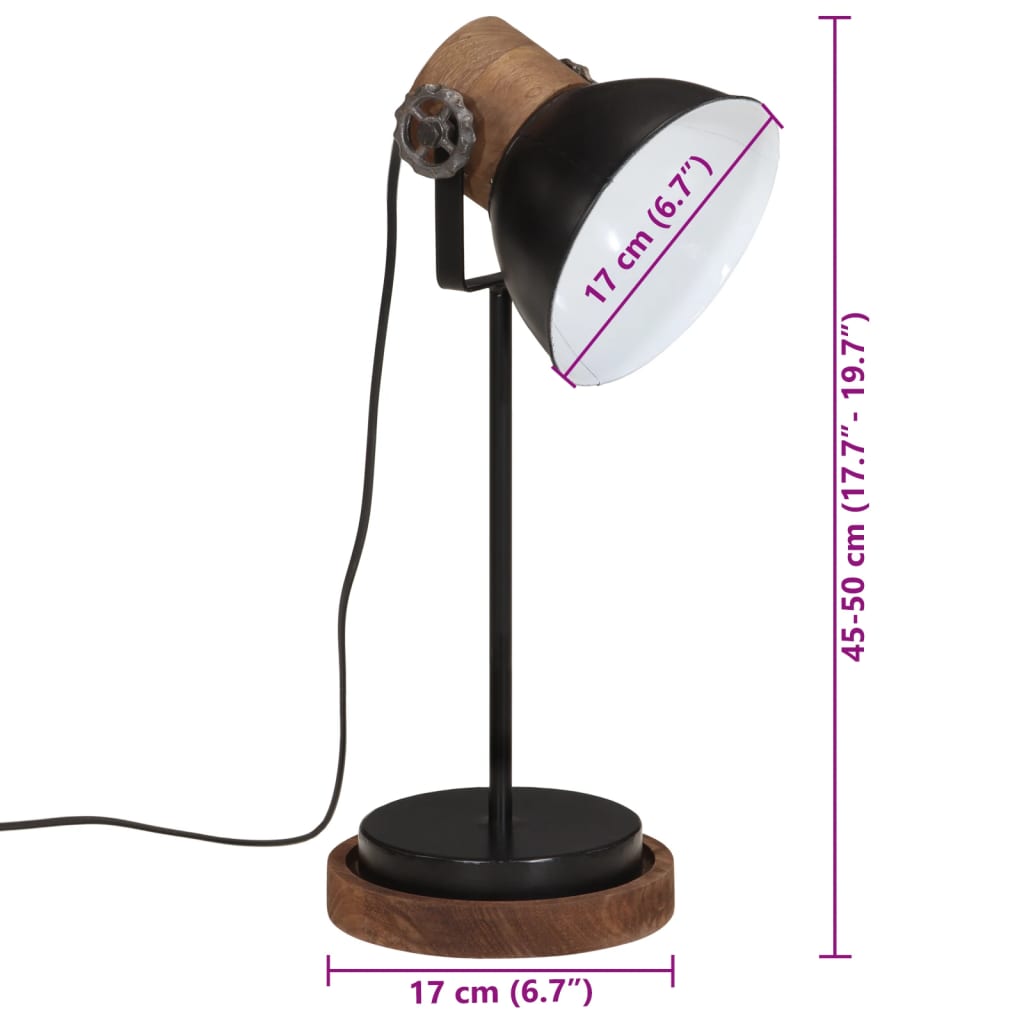 Lampe en Métal et Bois au Style Indus-La-Fabrique-Industrielle