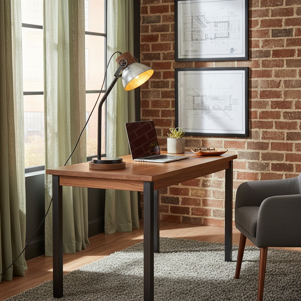 Lampe de Bureau Style Industriel Vintage