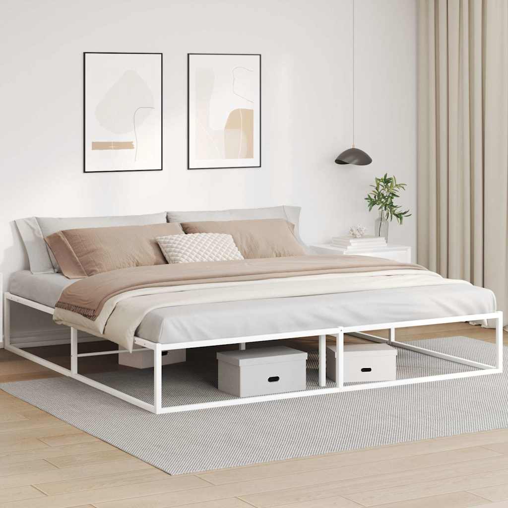 Lit Industriel avec Rangement 160x200-Blanc-200 x 200 cm-La-Fabrique-Industrielle