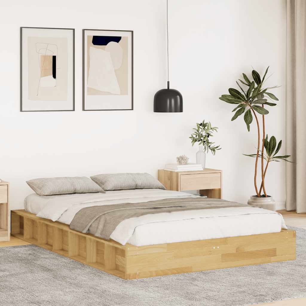 Lit en Bois Massif avec Rangements Intégrés-120 x 200 cm-La-Fabrique-Industrielle