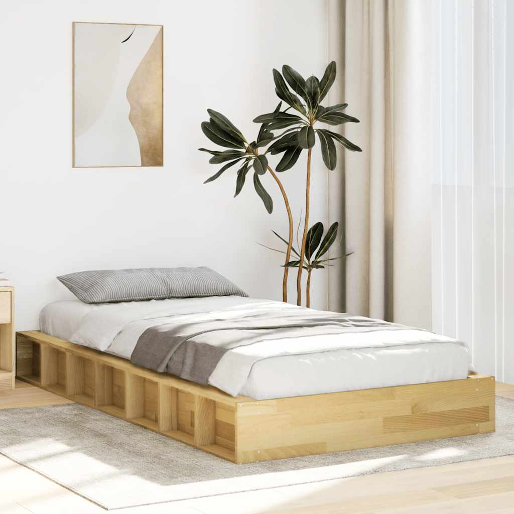 Lit en Bois Massif avec Rangements Intégrés-75 x 190 cm-La-Fabrique-Industrielle