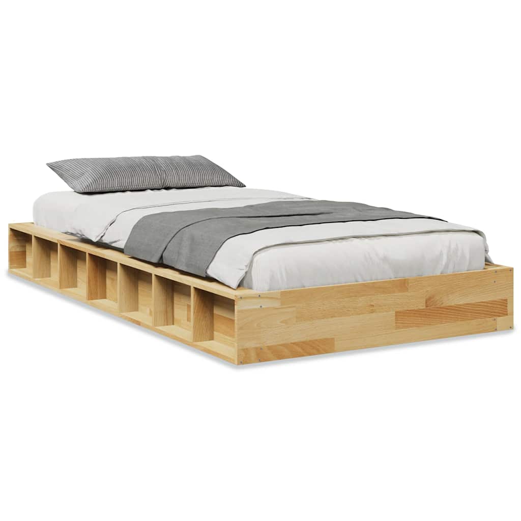 Lit en Bois Massif avec Rangements Intégrés-La-Fabrique-Industrielle