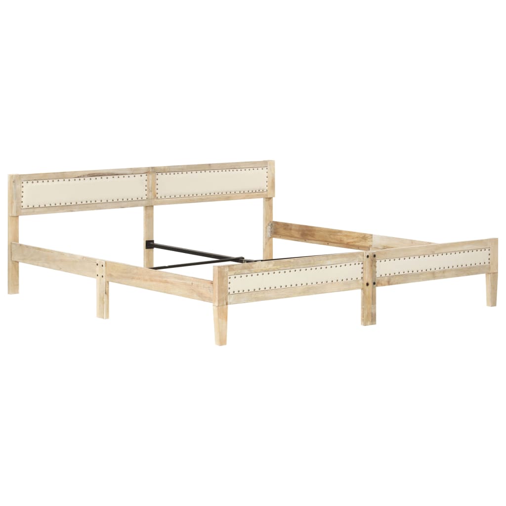 Lit en Bois de Manguier Massif 200x200-La-Fabrique-Industrielle