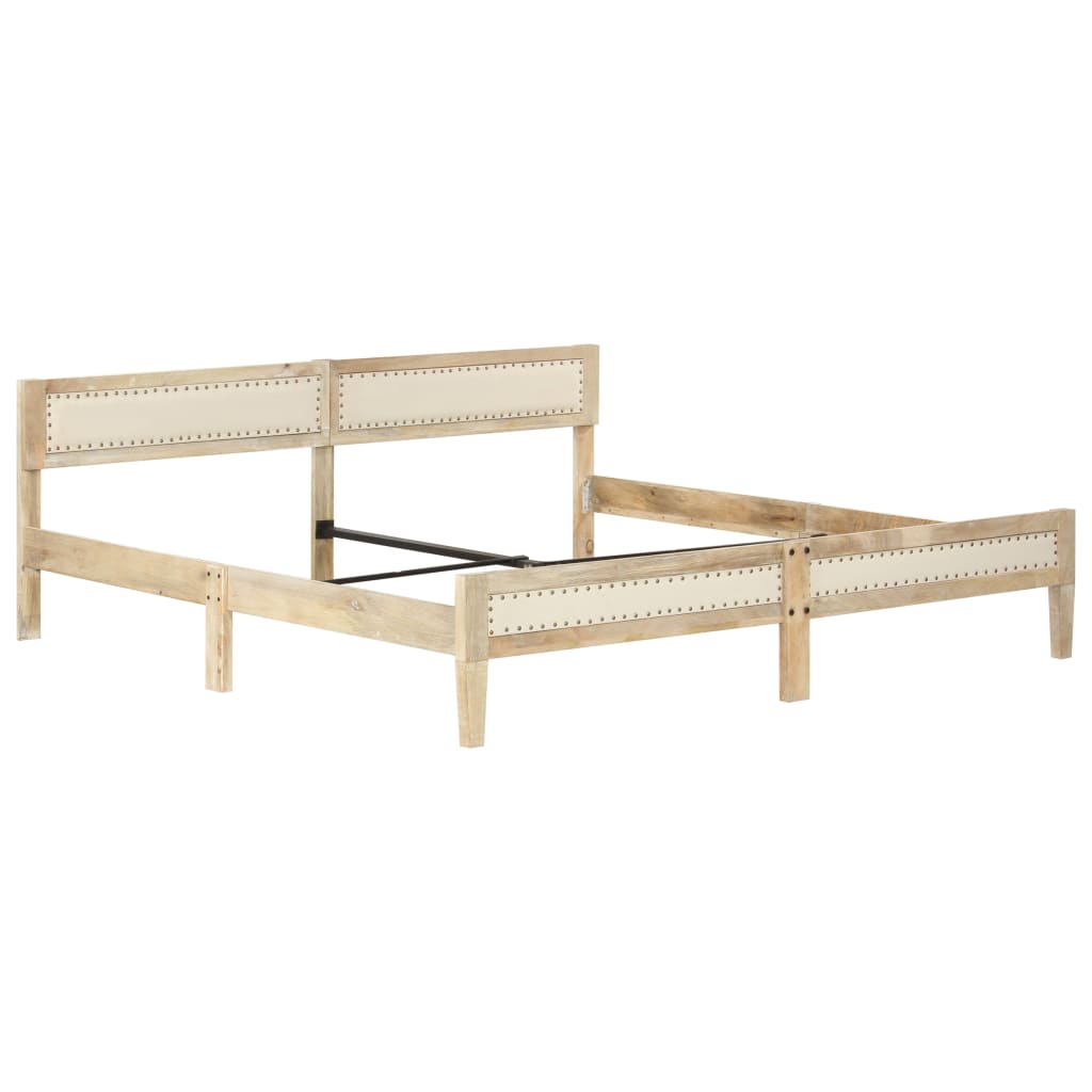 Lit en Bois de Manguier Massif 200x200-La-Fabrique-Industrielle