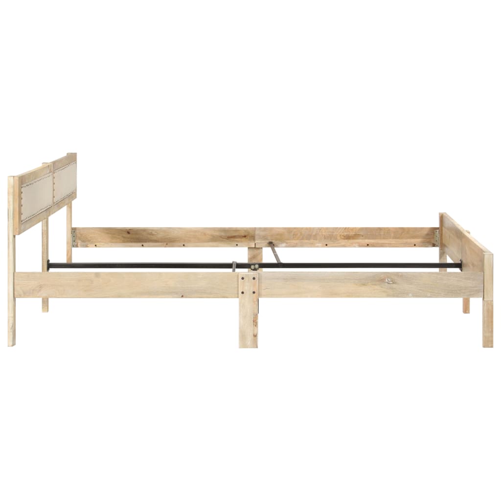 Lit en Bois de Manguier Massif 200x200-La-Fabrique-Industrielle