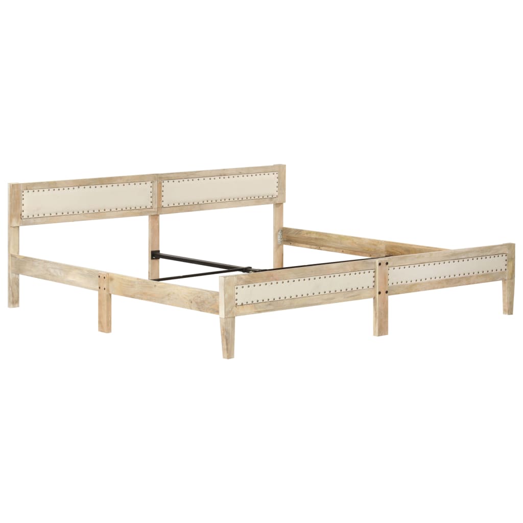 Lit en Bois de Manguier Massif 200x200-La-Fabrique-Industrielle
