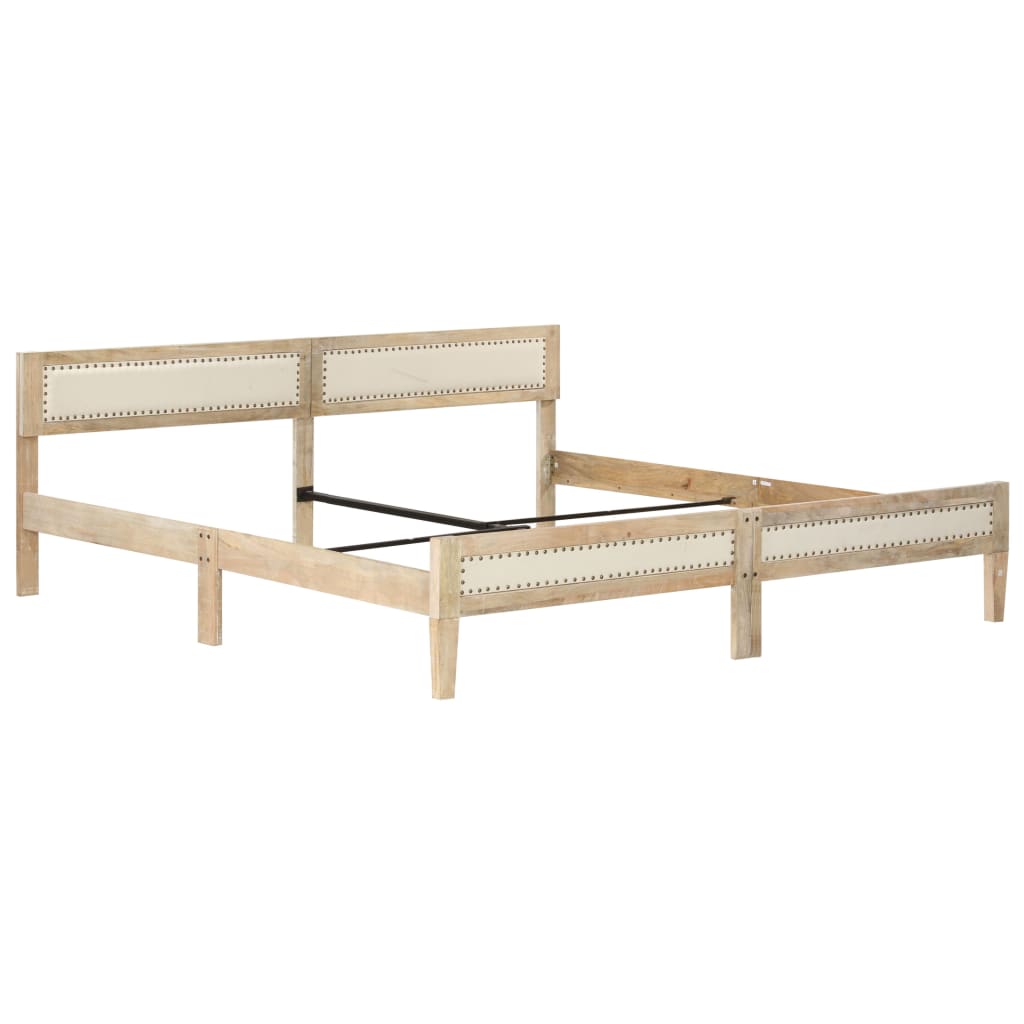 Lit en Bois de Manguier Massif 200x200-La-Fabrique-Industrielle